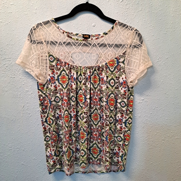 Lee white lace blouse - Picture 1 of 5